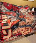 [Anime Collection] Chainsaw Man Woven Throw Blanket - HypeIndaHouse
