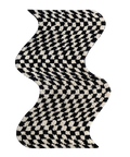 null [3 Color] Wavy Checkered Rug.