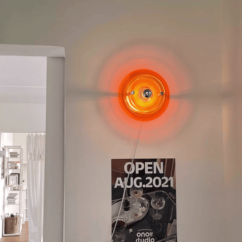 Bauhaus Flying Saucer Ambient Wall Sconce - HYPEINDAHOUSE