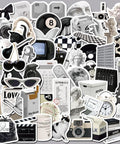 Black & White Cool Vibe Sticker Pack - HypeIndaHouse