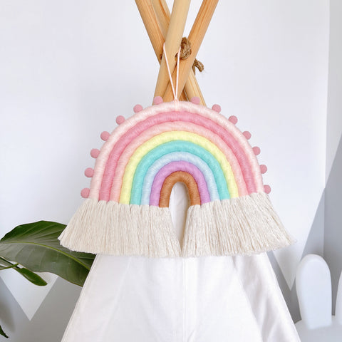 Room Decor Pendant Weaving Rainbow