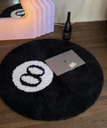 null 8 Ball Billiards Accent Rug.