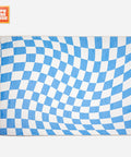 null 5 Colors | Twisted Checkerboard Rug.