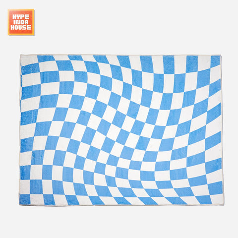 null 5 Colors | Twisted Checkerboard Rug.
