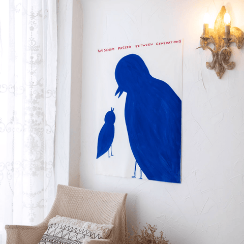 Blue Wall Tapestry Collection - HYPEINDAHOUSE