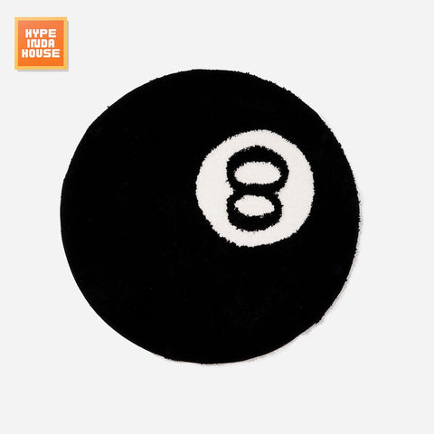 null 8 Ball Billiards Accent Rug.