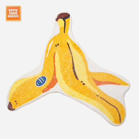 Banana Shape Rug - HYPEINDAHOUSE