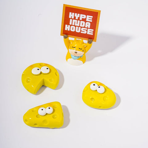 Big Eyes Cheese Fridge Stickers - HYPEINDAHOUSE