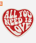 null 3 Colors | All You Need Is Love Rug.