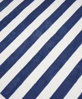 Blue Checkered Stripes Rug - HYPEINDAHOUSE