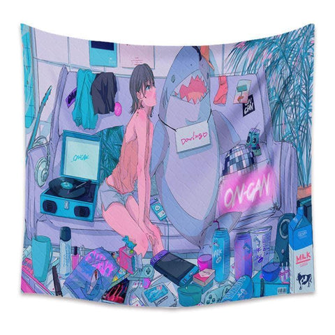 ACG Art Girls Trippy Tapestry Collection - HYPEINDAHOUSE