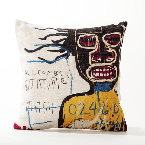 Basquiat Artworks Throw Pillow Cover - HypeIndaHouse