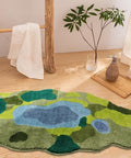 Botanical Aesthetic Moss Bathmat - HYPEINDAHOUSE