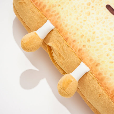 Cartoon Toast Doll Pillow - HYPEINDAHOUSE
