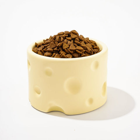 Ceramic Cheese Pet Bowl - HYPEINDAHOUSE