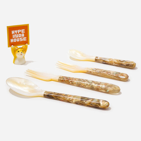 Creative Shell Dessert Spoon Set - HYPEINDAHOUSE