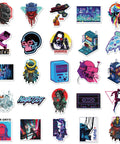 Cyberpunk Aesthetic Sticker Pack - HYPEINDAHOUSE