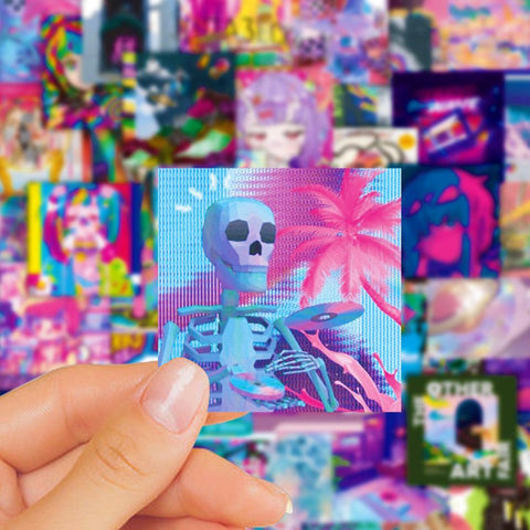 Dream Pop Neon ACG Sticker Pack - HYPEINDAHOUSE