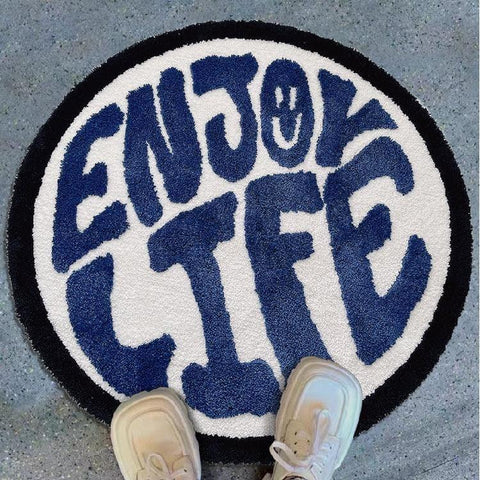 Enjoy Your Life Tufting Accent Rug - HypeIndaHouse