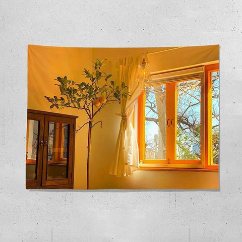 Fake Window Tapestry Collection - HYPEINDAHOUSE