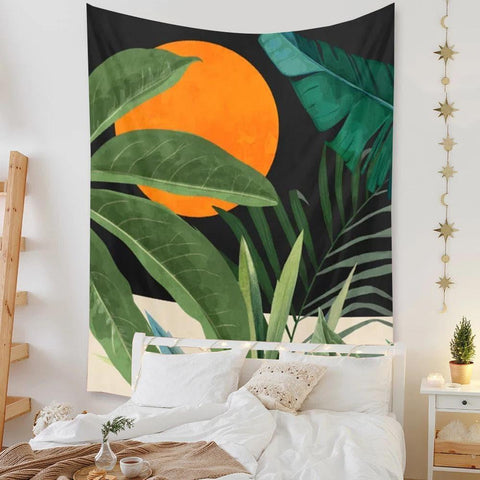 Foliage Plant Aesthetic Tapestry Collection - HYPEINDAHOUSE