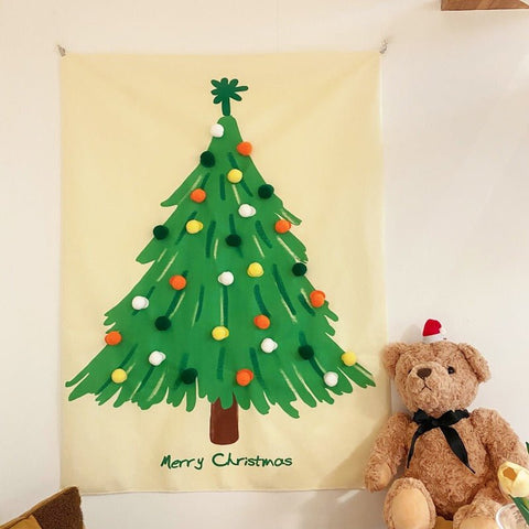 Furball Christmas Tapestry - HYPEINDAHOUSE