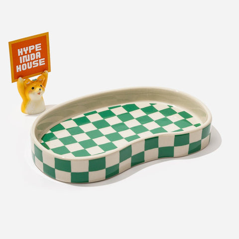 Green Checkered Plate - HYPEINDAHOUSE