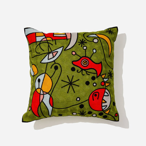 Impressionist Embroidery Pillow - HYPEINDAHOUSE