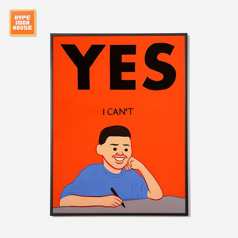 Joan's Yes I Can't Painting - HYPEINDAHOUSE