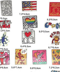 Keith Haring Graffiti Vinyl Sticker Pack - HypeIndaHouse