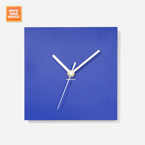 Klein Blue Wall Clock - HYPEINDAHOUSE