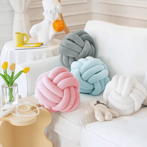 Knotted Pillow Knot Ball - HYPEINDAHOUSE