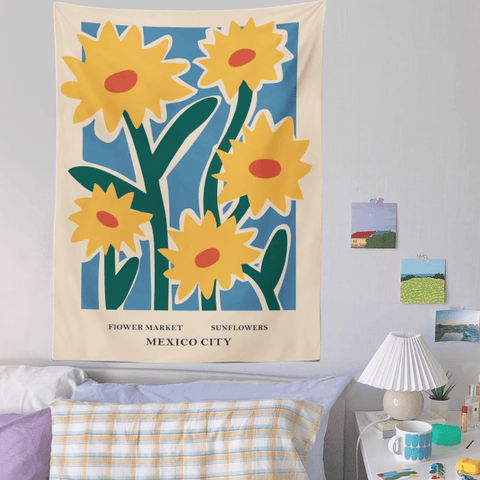 Matisse Flower Tapestry Collection - HYPEINDAHOUSE