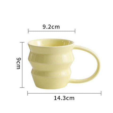 Minimalist Aesthetic Curve Design Mug - HYPEINDAHOUSE
