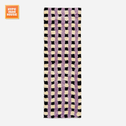 Mixed Color Checkerboard Rug - HYPEINDAHOUSE
