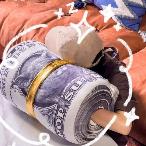 Money Roll Pillow - HYPEINDAHOUSE