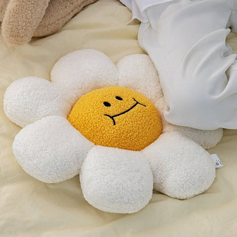 Mouth Beaming Sunflower Pillow - HYPEINDAHOUSE