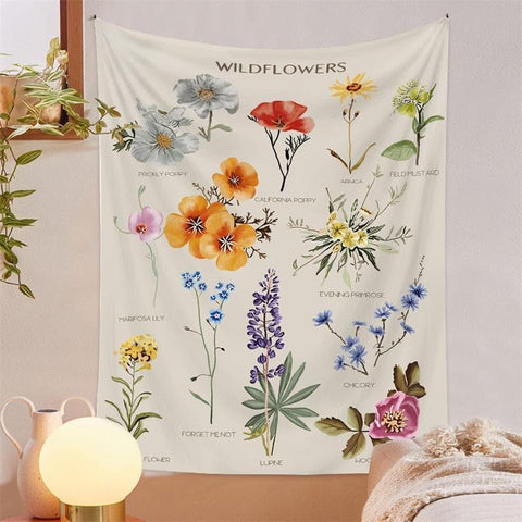 Natural Vibe Botanical Tapestry Collection - HYPEINDAHOUSE