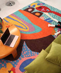Orginal Design Colorful Abstract Rug - HYPEINDAHOUSE