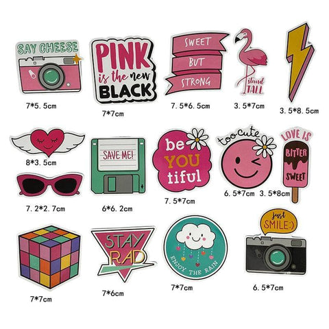 Pink Cute Vibe Vinyl Sticker Pack - HypeIndaHouse
