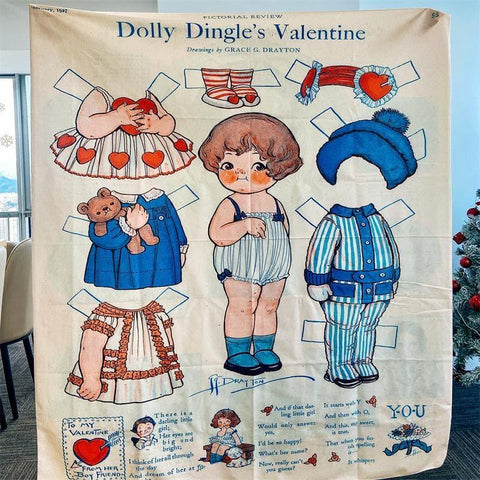 Retro Aesthetic Dolly Tapestry Collection - HypeIndaHouse