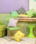 Twisted Checkered Pillow Cover - HypeIndaHouse